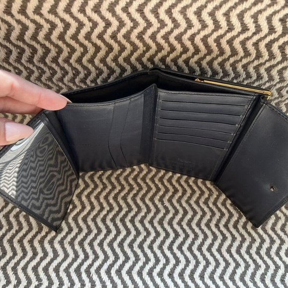 Women’s Blue Leather Wallet By Noblesse Navy Genuine Leather Coin Card Holder - Picture 7 of 10